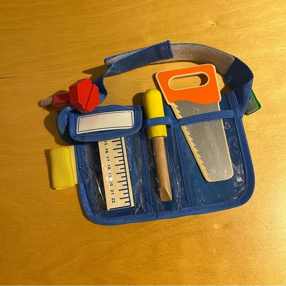 Melissa & Doug Other - Melissa And Doug Kids Tool Belt AndTools  Good Condition But Incomplete Set